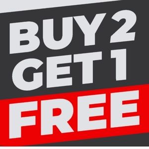 Buy 2 get 1 free